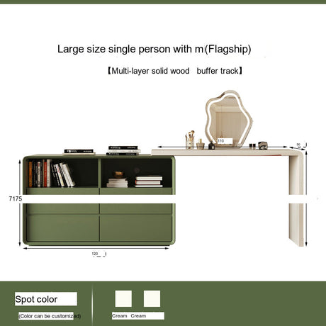 KOCU HOME Elowen Modern Retractable Corner Study Desk from KOCU HOME