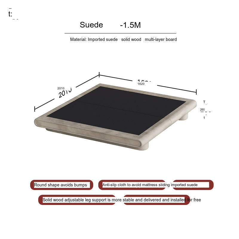 TELLS Akihiko Modern Minimalist Double Bed from TELLS