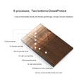 QUANMU Leonardo Elegant Rock Plate Dining Table from QUANMU
