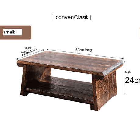 PAULOWNIA Akihiro Elegant Foldable Bay Window Table from PAULOWNIA