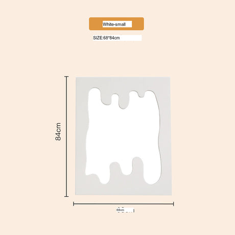 ROOMHOME Emilia Irregular-Shaped Solid Wood Full-Length Floor Mirror from ROOMHOME