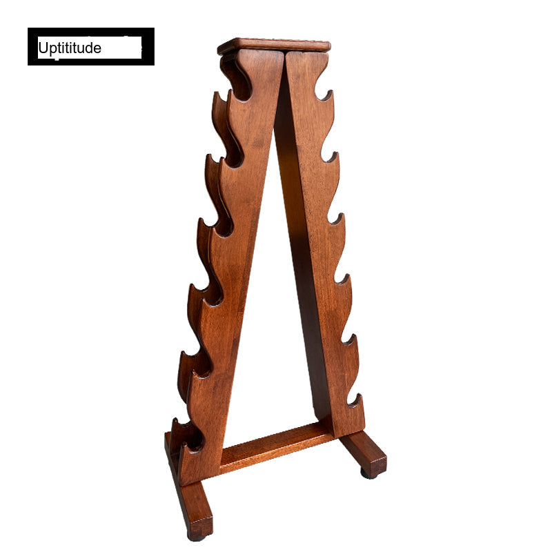 UPTITUDE Marcellus Elegant Natural Oak Dumbbell Rack from UPTITUDE
