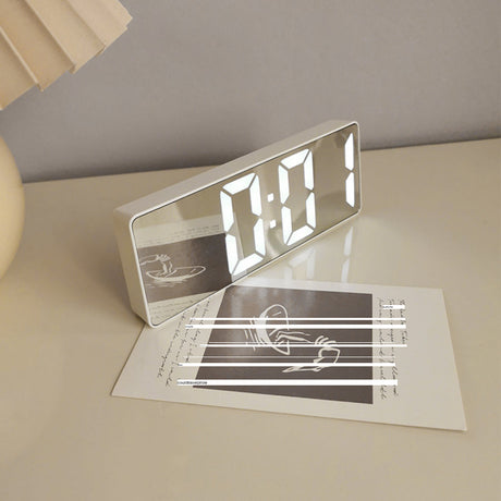 LIVETAI Ignacio Sleek Black Voice-Controlled Alarm Clock from LIVETAI