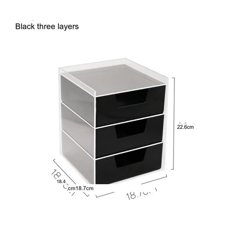EPIUS Aranauka Stylish Acrylic Multi-Layer Storage Box from EPIUS