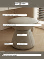MOXER Sakura Elegant Cream Retro Leather Stool from MOXER