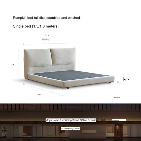MOYU Seraphina Cozy Modern Minimalist Bed from MOYU