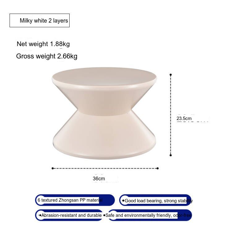 NIYE Ashtoria Chic Hourglass Design Small Stool from NIYE