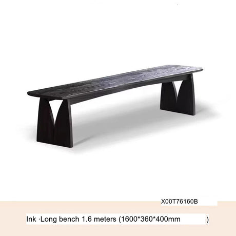 GENJI Arakawa Rustic Solid Wood Dining Bench from GENJI