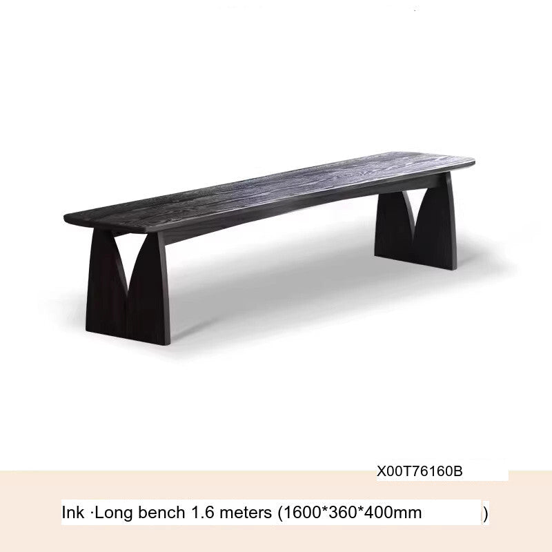 GENJI Arakawa Rustic Solid Wood Dining Bench from GENJI