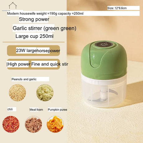 MH Elowen Ergonomic Electric Garlic Crusher from MH