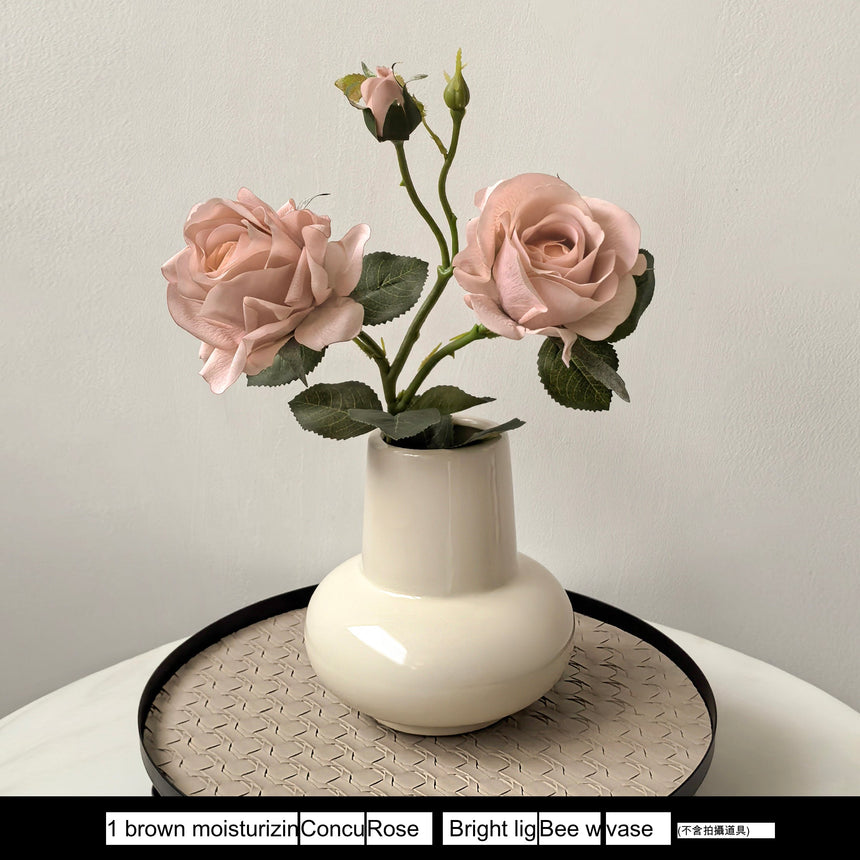 LIVETAI Aveline Elegant Round Ceramic Vase - Luxury Living Room Decor from LIVETAI