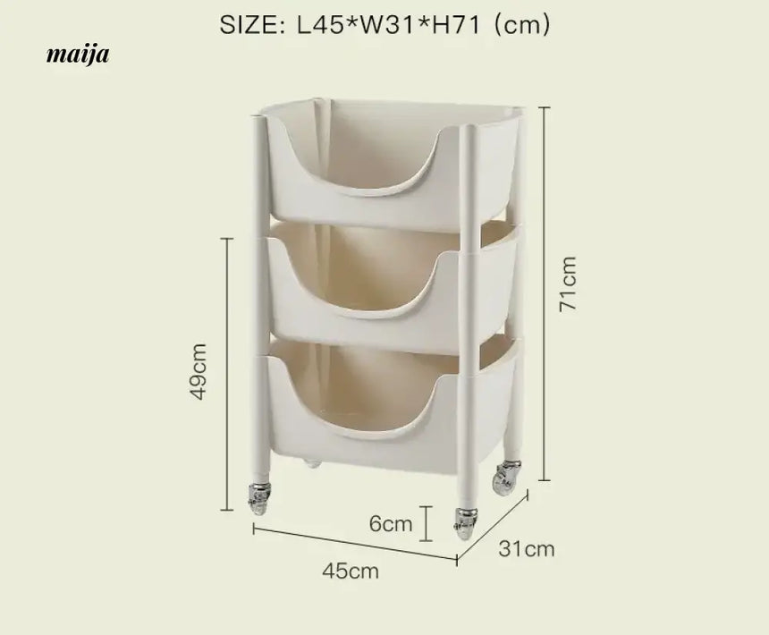 LAZYSPACE Ivy Acrylic Storage System from LAZYSPACE