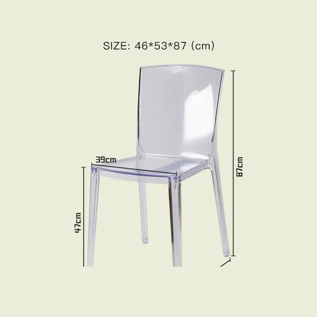 LAZYSPACE Leo Acrylic Coffee Chair from LAZYSPACE