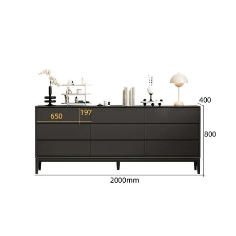 LINYUE Silas Italian Minimalist Eight-Drawer Storage Unit from LINYUE