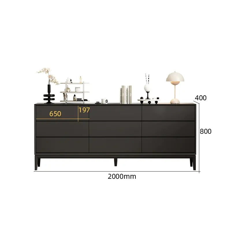 LINYUE Silas Italian Minimalist Eight-Drawer Storage Unit from LINYUE