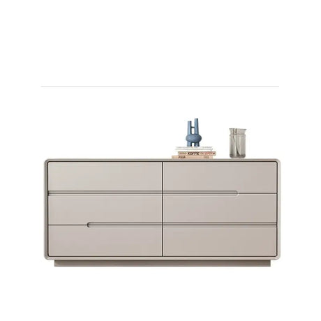 LINYUE Gideon Italian Black Minimalist Multi-Drawer Cabinet from LINYUE