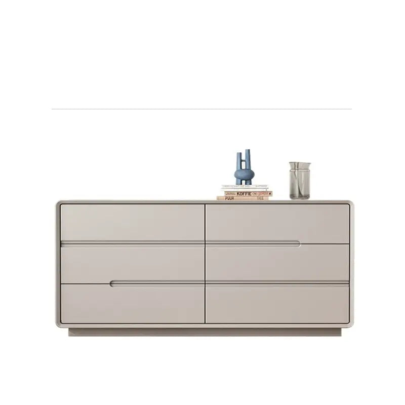 LINYUE Gideon Italian Black Minimalist Multi-Drawer Cabinet from LINYUE
