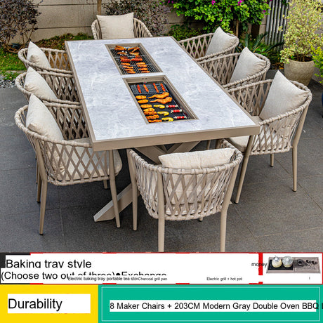 MOJIA Callista Aluminum Outdoor Lounge Chair for Modern Villas from MOJIA