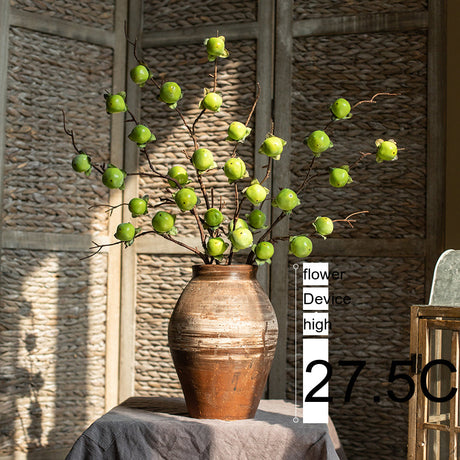 JUHAN Thalassa Lush Decorative Simulation Persimmon Branches from JUHAN