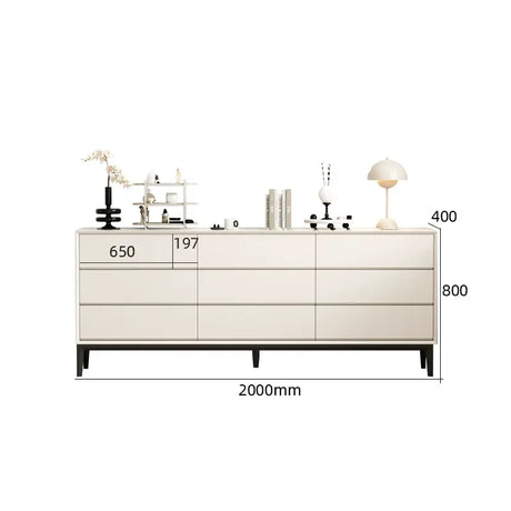 LINYUE Silas Italian Minimalist Eight-Drawer Storage Unit from LINYUE