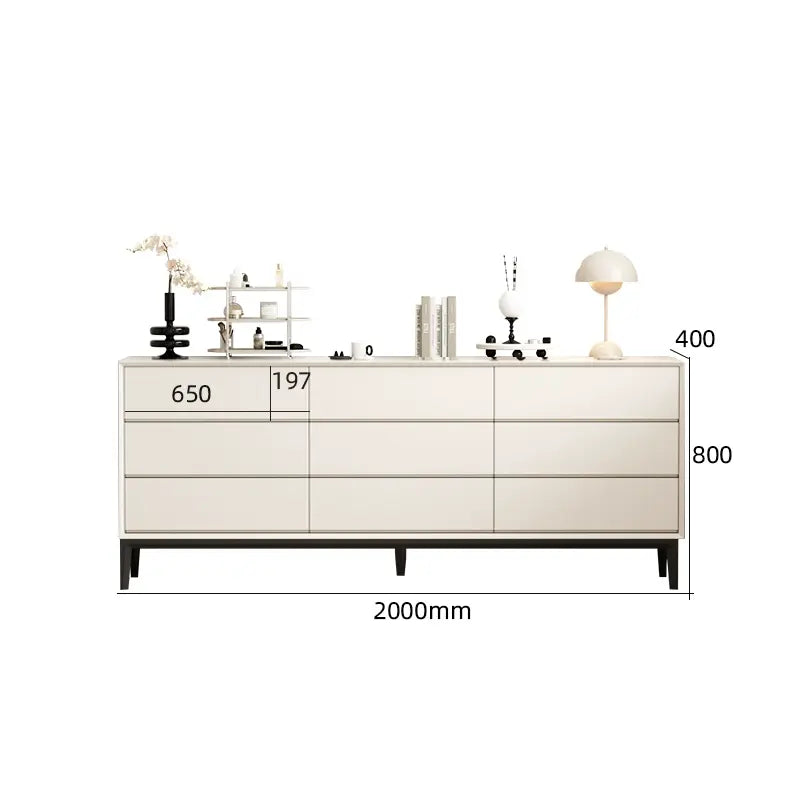 LINYUE Silas Italian Minimalist Eight-Drawer Storage Unit from LINYUE