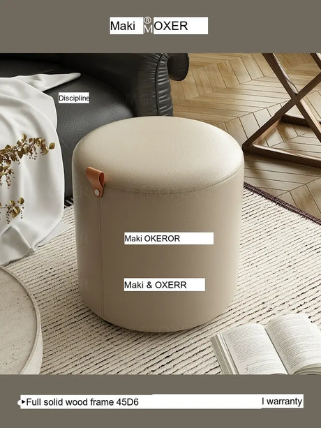 MOXER Isolde Luxe Solid Wood Stylish Changing Stool from MOXER