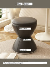 MOXER Elowen Elegant Solid Wood Rotating Dressing Stool from MOXER