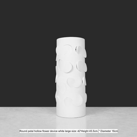 VAVINCI Aeliana Artistic Geometric Ceramic Flower Bottle from VAVINCI