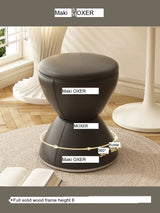 MOXER Elowen Elegant Solid Wood Rotating Dressing Stool from MOXER