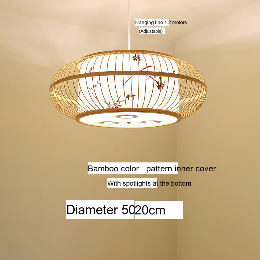 BOJI Amaterasu Elegant Bamboo Balcony Lamp from BOJI