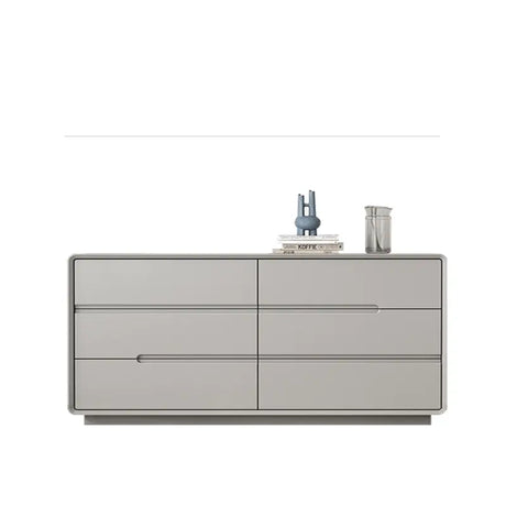 LINYUE Gideon Italian Black Minimalist Multi-Drawer Cabinet from LINYUE