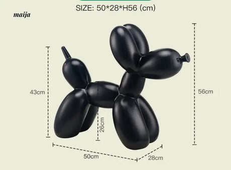 LAZYSPACE Violet Balloon Dog Stool from LAZYSPACE