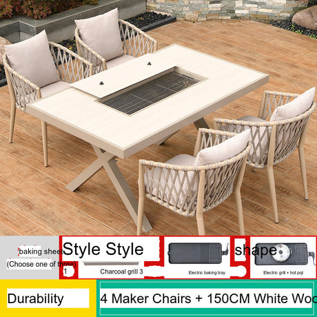 MOJIA Callista Aluminum Outdoor Lounge Chair for Modern Villas from MOJIA