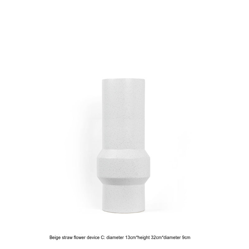 VAVINCI Aeliana Artistic Geometric Ceramic Flower Bottle from VAVINCI