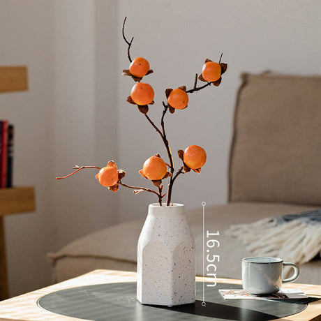 JUHAN Thalassa Lush Decorative Simulation Persimmon Branches from JUHAN