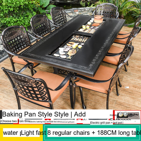 MOJIA Vesper Family-Size Electric BBQ & Hot Pot Table for Shared Dining from MOJIA