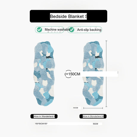 KENZAKI Sakura Snow Washable Rug from KENZAKI