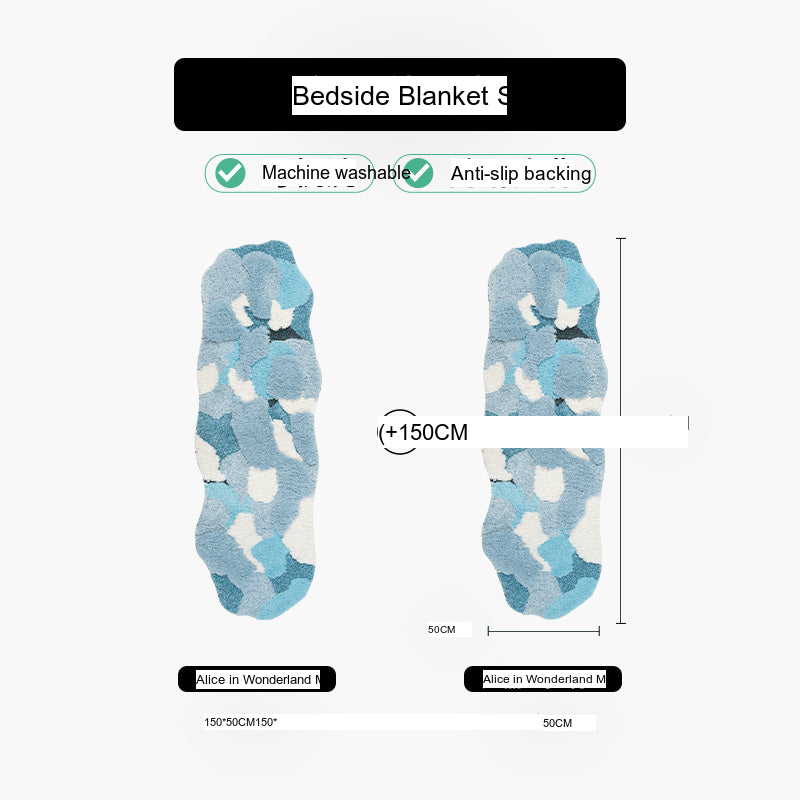 KENZAKI Sakura Snow Washable Rug from KENZAKI