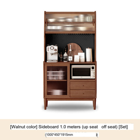 GENJI Akihiro Elegant Solid Wood High Cabinet from GENJI