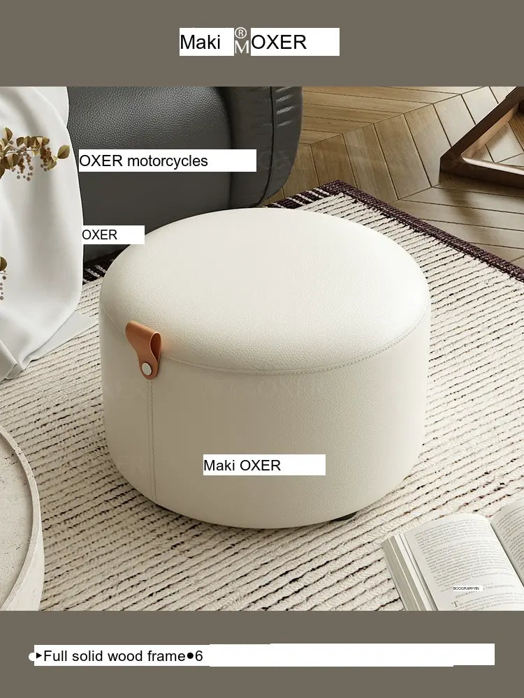 MOXER Isolde Luxe Solid Wood Stylish Changing Stool from MOXER
