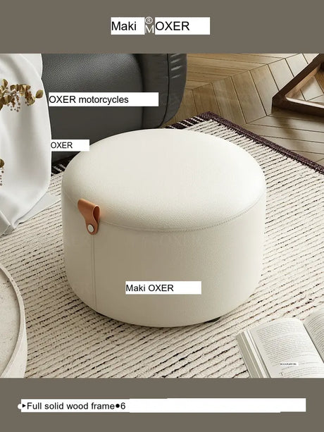 MOXER Isolde Luxe Solid Wood Stylish Changing Stool from MOXER