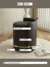 MOXER Nishikawa Elegant Luxury Swivel Makeup Chair from MOXER