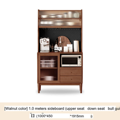 GENJI Akihiro Elegant Solid Wood High Cabinet from GENJI