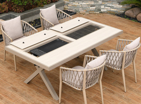 MOJIA Callista Aluminum Outdoor Lounge Chair for Modern Villas from MOJIA