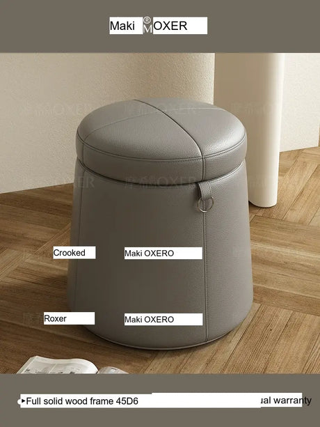 MOXER Lucinda Elegant Light Luxury Makeup Stool from MOXER