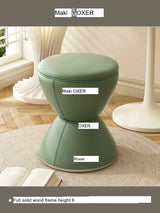 MOXER Elowen Elegant Solid Wood Rotating Dressing Stool from MOXER