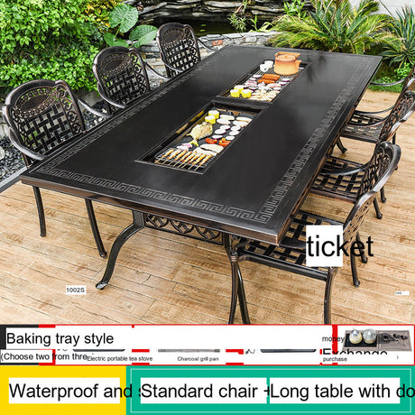 MOJIA Vesper Family-Size Electric BBQ & Hot Pot Table for Shared Dining from MOJIA