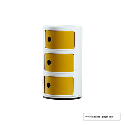 NIYE Aveline Minimalist Round Storage Side Table from NIYE