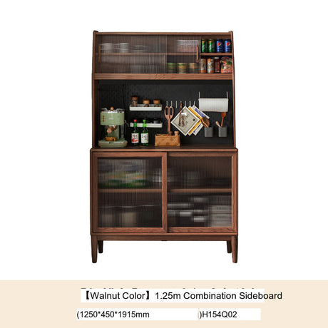 GENJI Akihiro Elegant Solid Wood High Cabinet from GENJI