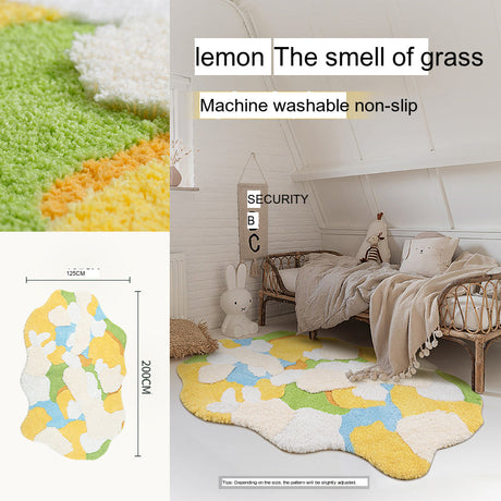 KENZAKI Sakura Snow Washable Rug from KENZAKI